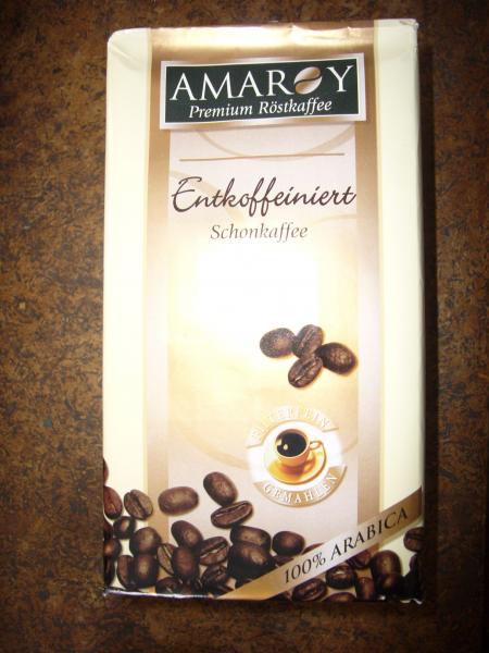 Amaroy - Entkoffeiniert mahlen 500g - předek